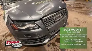 Used Auto Parts Inventory - Stock # HHM089 - 2012 Audi S4