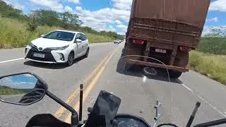 Amaciando o motor e mais um BO. Será que está chegando a hora de aposentar a motoca?