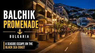 Evening Walk on the Balchik Promenade | Bulgaria