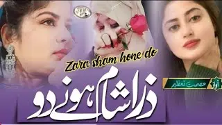 Abhi suraj nahi duba jara sa sham hone do #mohabbat #bhari  gazal 🩷🩷🩷🩵🩵 #full