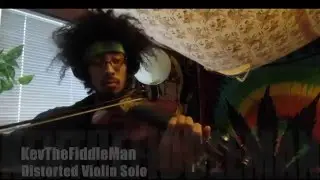 Distorted Violin Solo