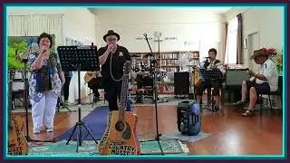 LACE COVERED WINDOW - Charm, Roberta & HCMC band 1/12/19 Hastings