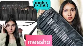 Meesho Makeup brushes Review | Under Rs. 320? | Mini bees.