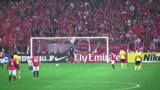 ACL 浦和レッズvs広州恒大 マルシオ・リシャルデス得点の歓喜 (※声がうるさいので再生注意！）