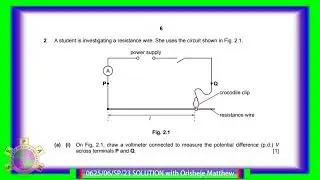 0625/06/SP/23 Solved in Detail | IGCSE Physics Alternative to Practical Specimen Paper 2023