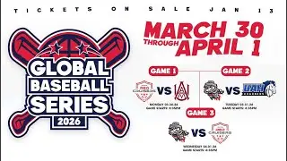 Global Baseball Series 2026: Toyota Red Cruisers, Rocket City Trash Pandas, AAMU Bulldogs, UAH Charg