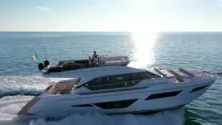 Luxury Yacht - Ferretti Yachts 580, on show in Venice for her world premi&egrave;re -  Ferretti Group