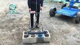 Concrete block clamp machine can load concrete hollow blocks/solid brick/ interlocking pavers