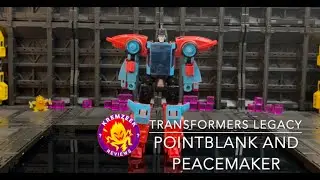 Transformers Legacy Pointblank and Peacemaker (Targetmasters)