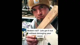 Remove a broken nail without damaging your material.