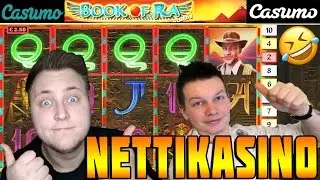 SATELISIKO VOITTOJA? Casumo Nettikasino Book of Ra deluxe (Online Casino) ft. Antsaatti