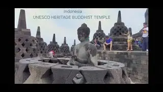 UNESCO heritage site, world&rsquo;s largest buddhist temple in java Indonesia 🇮🇩 ✈️