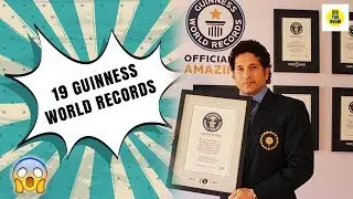 Sachin Tendulkar holds 19 Guinness World Records #GODOFCRICKET #TheFuriousPanda