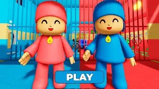 POCOYO VS RED POCOYO PRISON RUN OBBY ROBLOX
