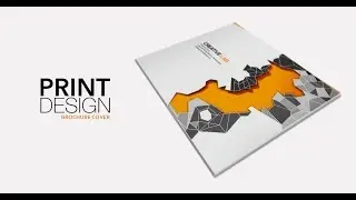 Print Design - Brochure Cover (part-1) - Adobe Illustrator cc