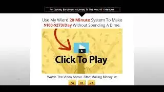 20 Minute Cash System Review - Easy Way to Earn Money Online
