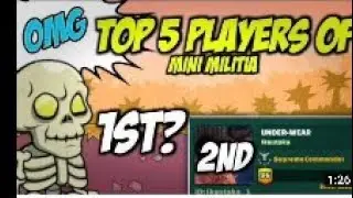 top 5 best player in mini militia #1 by @ZA_123 #viral #minimilitia #viralvideo #za