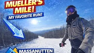 Riding Mueller’s Mile at Massanutten | Insta360 POV on My Favorite Run 🏂❄️