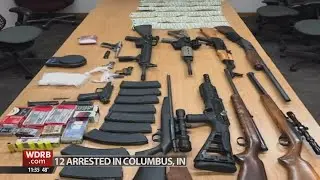 Drug bust in southern Indiana ends with 12 arrests, drugs, guns and cash - Crime