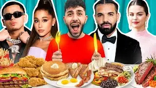 Eating Weird Celebrity Foods for 24 HOURS