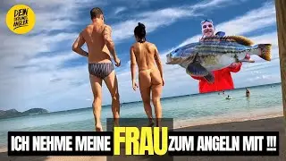 Das passiert wenn ich mit meiner Frau angeln gehe......