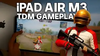 🔥 iPad Air M3 TDM HANDCAM | Smooth Gameplay + Claw Setup #bgmi