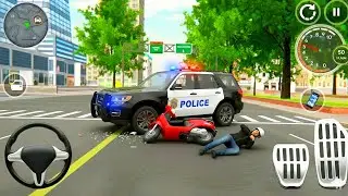 🛵 Scooter vs Police Car Accident 💥 | Real Driving Game | Kids Games 