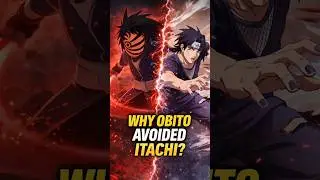 Why Obito Avoided Itachi 👀🔥 #narutoshippuden #obito #itachi #shorts #anime