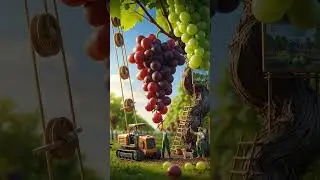 Harvesting the First Giant Grape!
