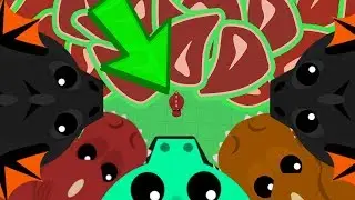 MOPE.IO SMALLEST T-REX vs 900 ANIMALS!! // Mope.io Short Story