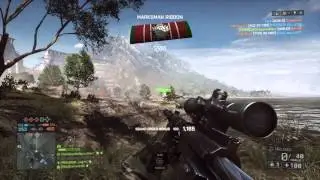890m Headshot Battlefield 4