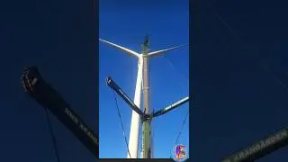 😱Massive Wind Turbine Blade Erection | 🚨सबसे खतरनाक काम | 🤯Must Watch