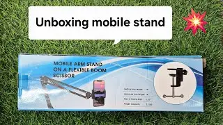 Unboxing mobile arm stand ✅️ #unboxing #mobilestand #unique 