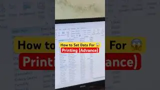 How to use layout tab in Excel | tips and trick | #excel #printing #tipsntricks #tutorial #ytshorts