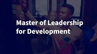 Master of Leadership for Development