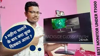 Acer RS242Y Monitor || Review After 3 Month Uses || Best Monitor? 2025 || Stereo Speakers And Slim 🤑