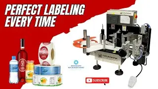 Multipurpose Sticker Labeling Machine | Round, Flat, Oval, Hex Bottles