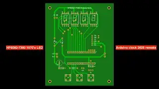 The Arduino clock using 1970's HP 5082-73xx LED displays pt.2