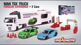 Majorette MAN TGX Truck Porsche Experience+ 2 Die-Cast cars