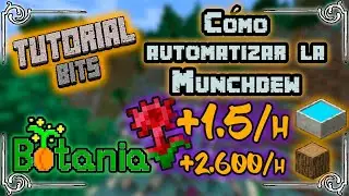 la MEJOR granja de man&aacute; para Botania (2024) | #Botania: Tutorial Bits Espa&ntilde;ol | Minecraft