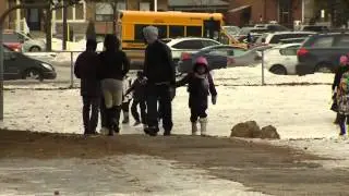 Parents concerned about icy school playgrounds