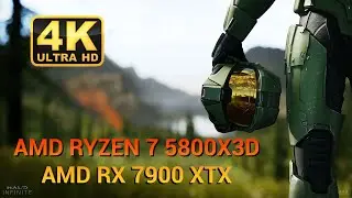 HALO INFINITE (2021) || AMD RX 7900 XTX 4K - Good Gold Games