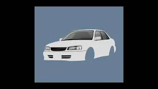 want a tutorial?#carillustration #vectorcar #shorts