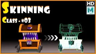 Monster Chest Box Rigging in Autodesk Maya 2017 l Skinning
