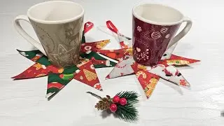 New Year Decor: How to Sew a Star from Fabric Scraps ⭐