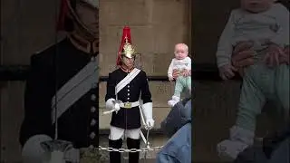 Guard respects BABY! 👶