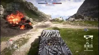 Battlefield 1 A7V Heavy tank gameplay