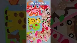 DIY Giraffe Quiet Book Page Tutorial | Interactive Felt Book Pattern