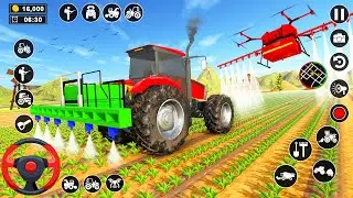 Real Tractor Farming Simulator-Offroad Farming Transporter Walkthrough 2025__Android Gameplay