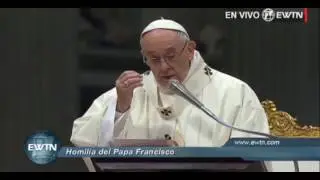 Homil&iacute;a del Papa en la Misa por la Virgen de Guadalupe en el Vaticano